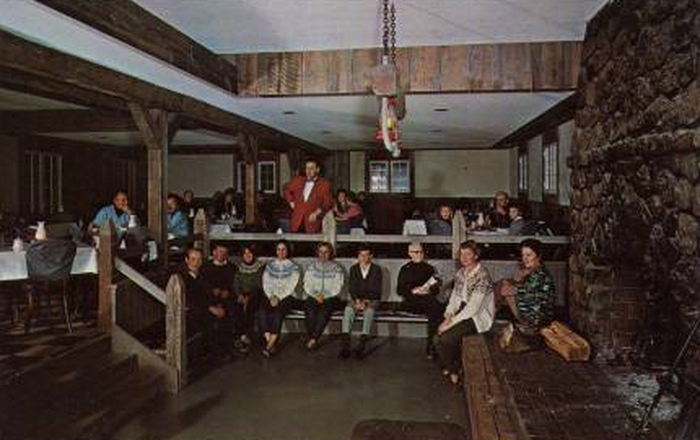 Au Sable Ranch and Ski Resort (Au Sable Ski Ranch) - Vintage Postcard (newer photo)